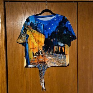 BLACKMILK - CAFÉ TERRACE TIE FRONT TEE - LIMITED - XL